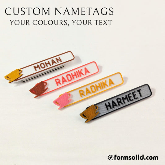 NAME TAG BADGE | Cafe | Coffee cup