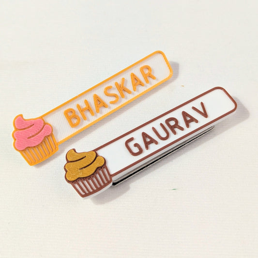 NAME TAG BADGE | Cupcake