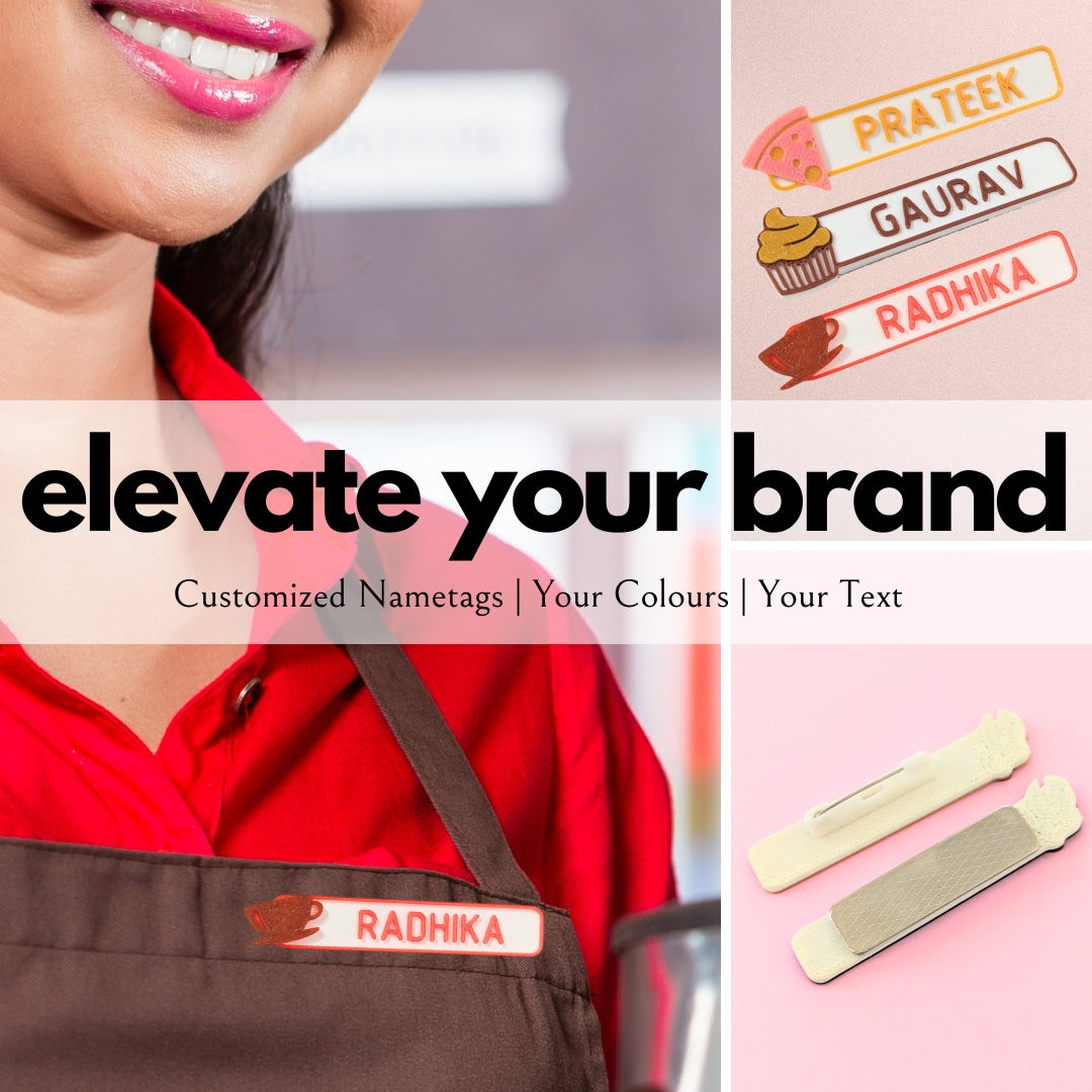 NAME TAG BADGE | Cafe | Coffee bean