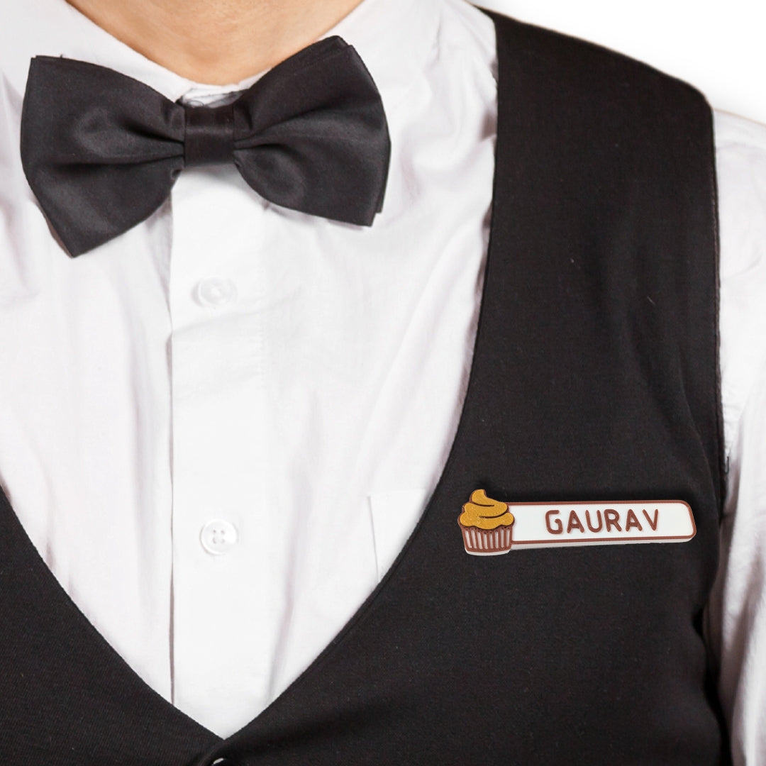 NAME TAG BADGE | Cupcake