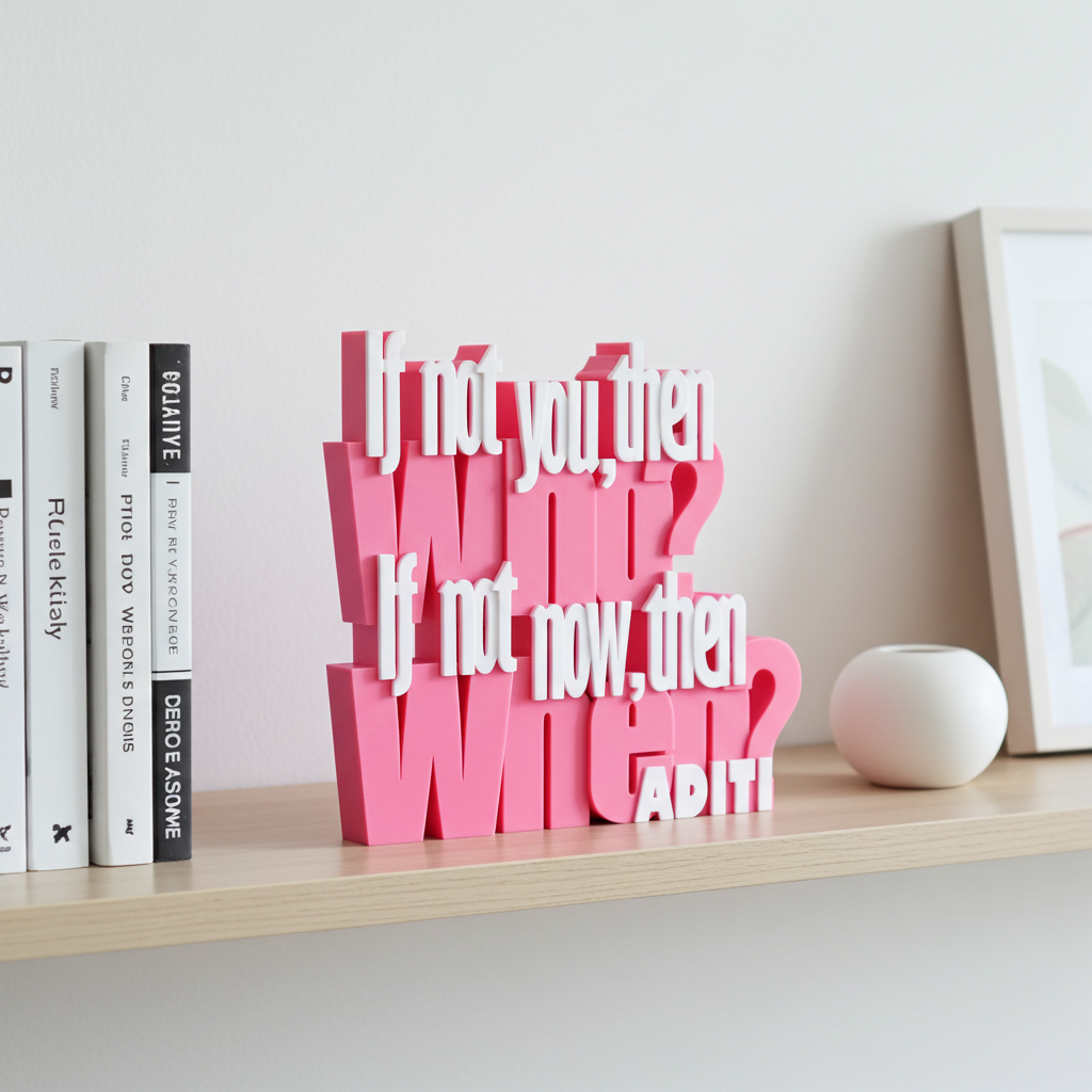 Decor | Text | Motivational | Who-When