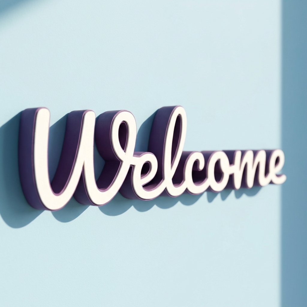 Decor | Text | Welcome