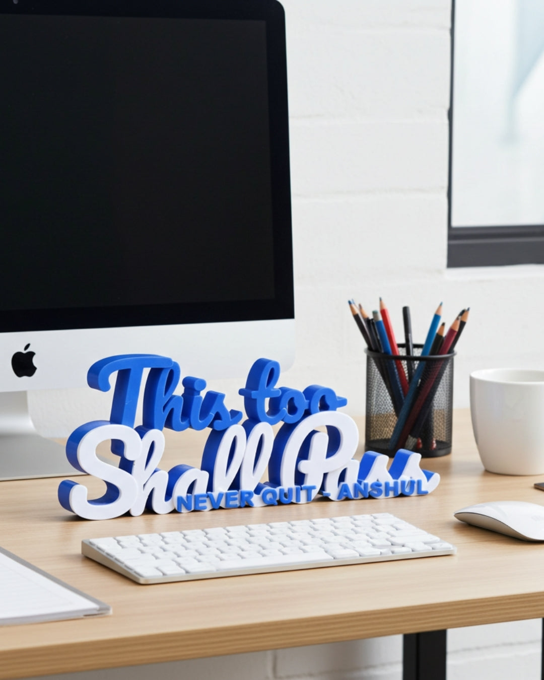 Decor | Text | Motivational | This Too
