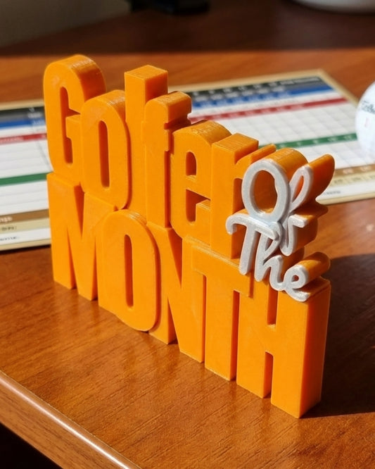 Decor | Text | Golfer of the month