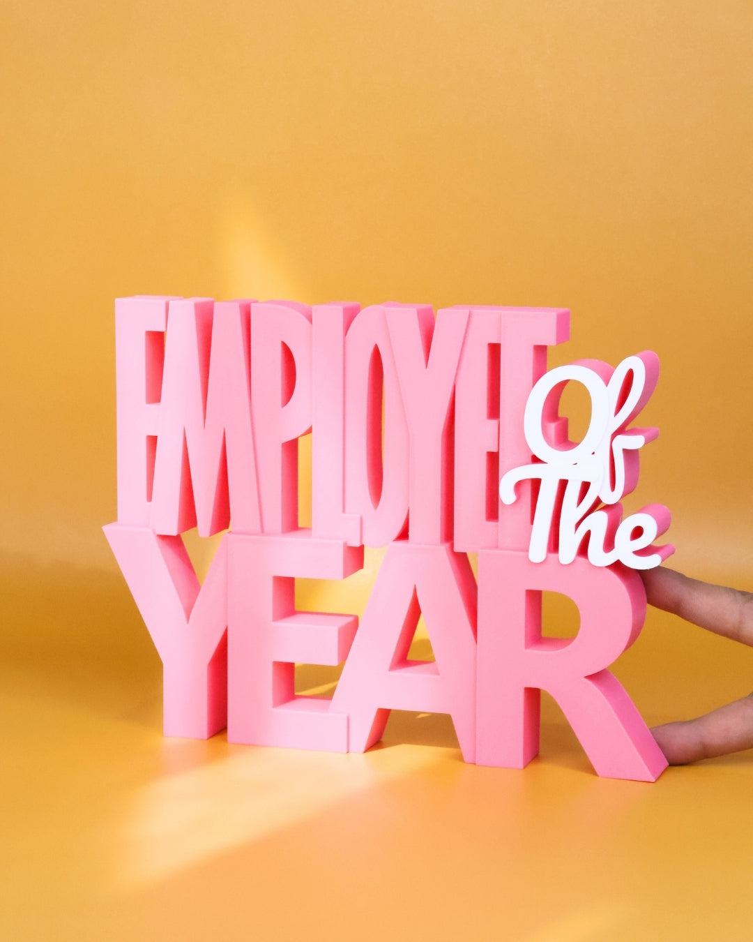 Decor | Text | Employee of the year
