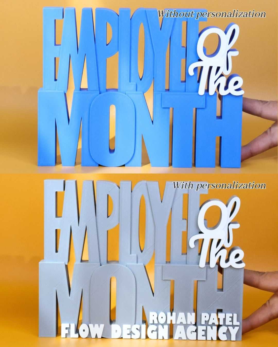 Decor | Text | Employee of the month