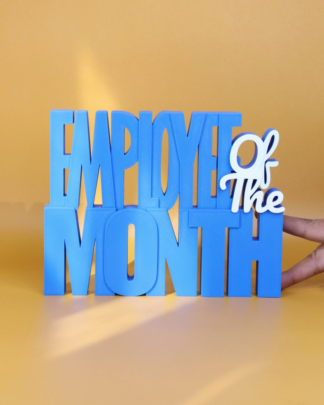 Decor | Text | Employee of the month