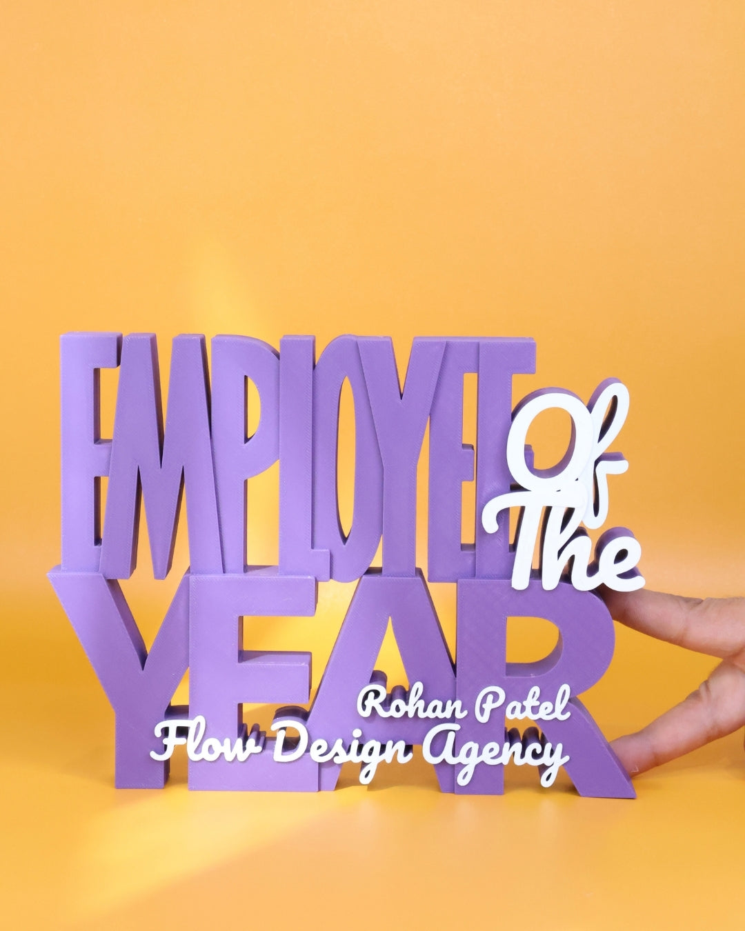 Decor | Text | Employee of the year