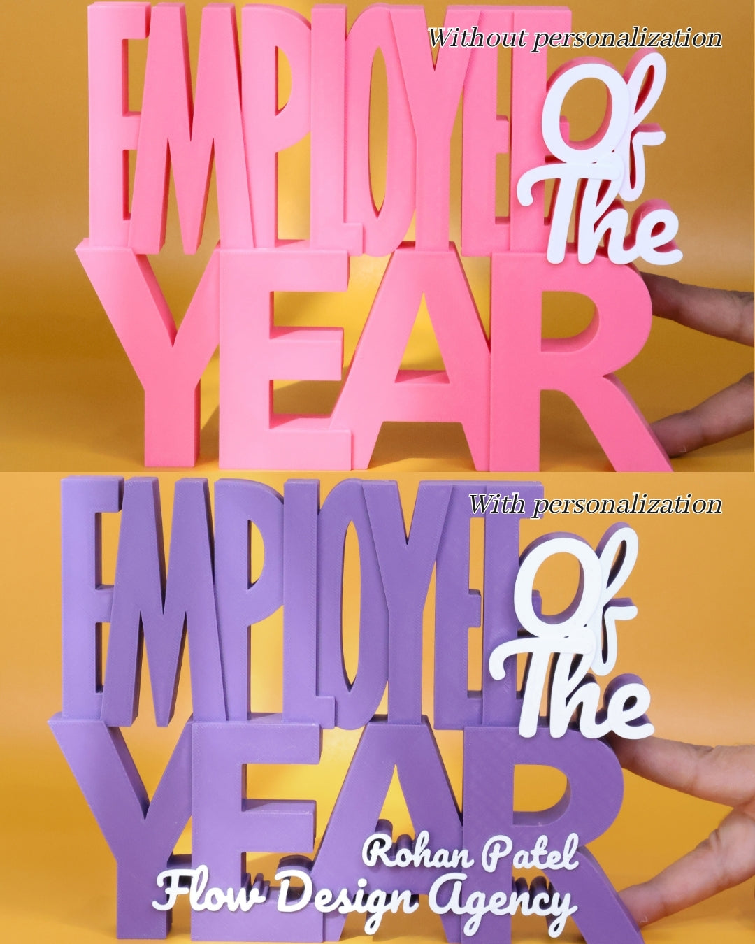 Decor | Text | Employee of the year