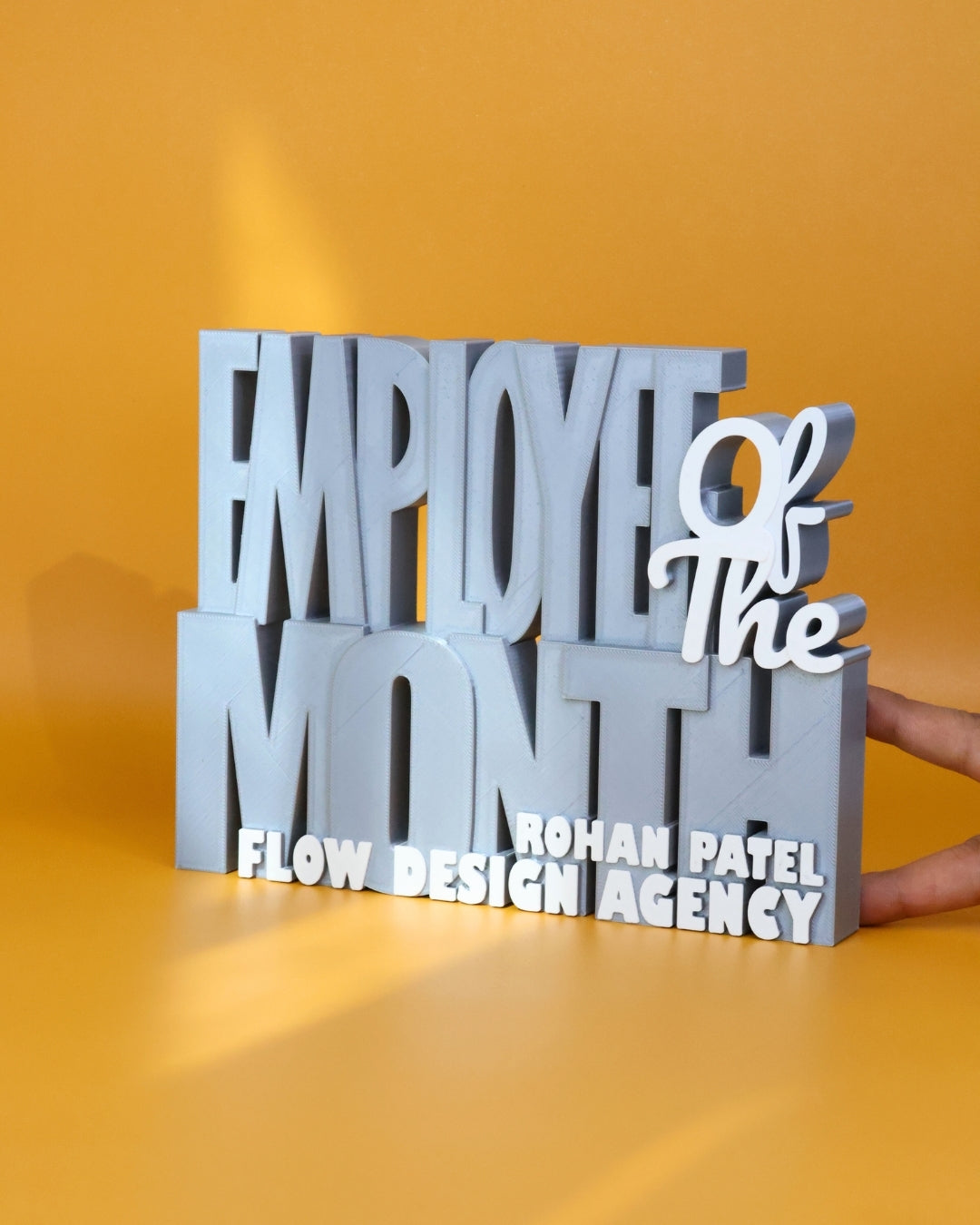 Decor | Text | Employee of the month