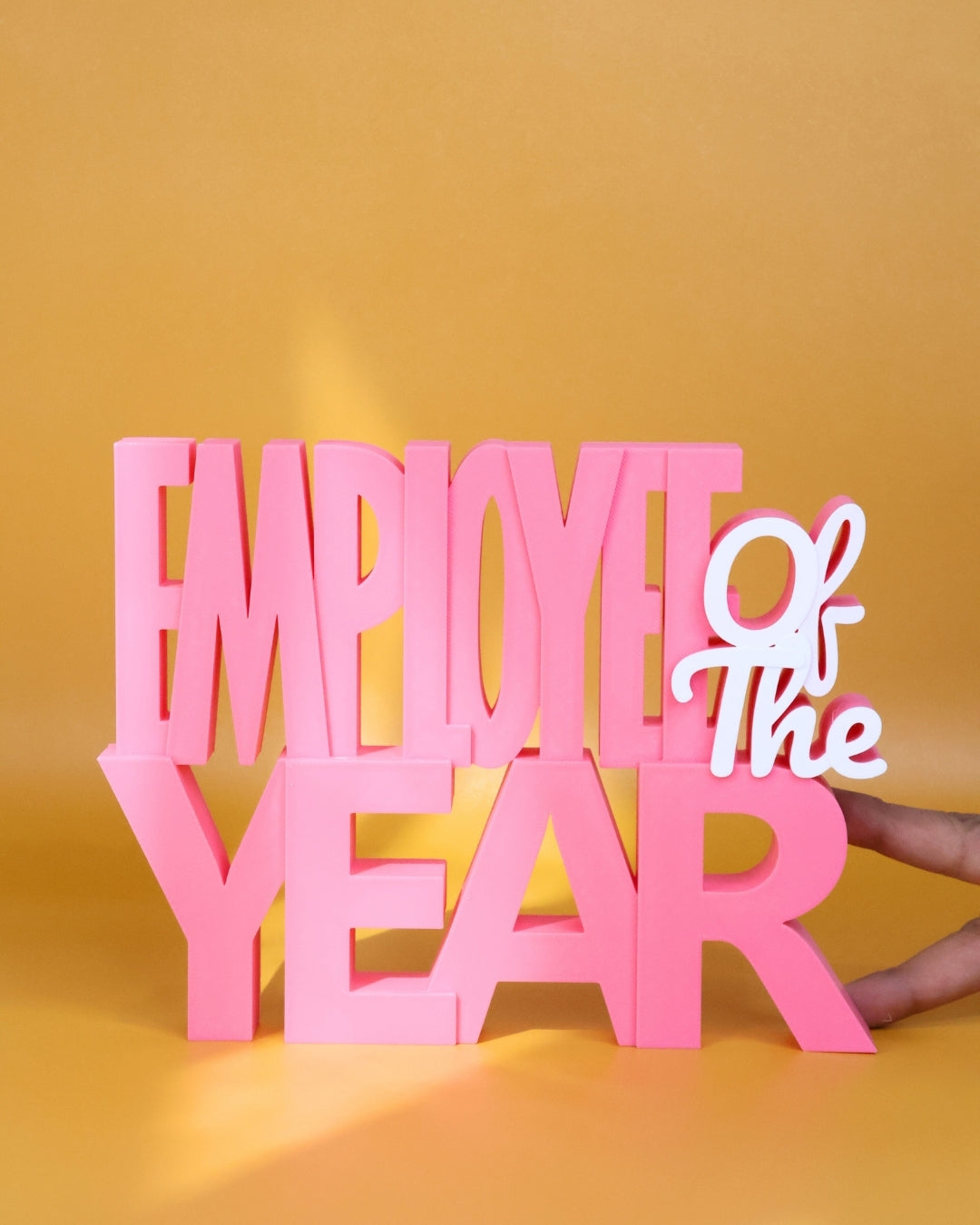 Decor | Text | Employee of the year