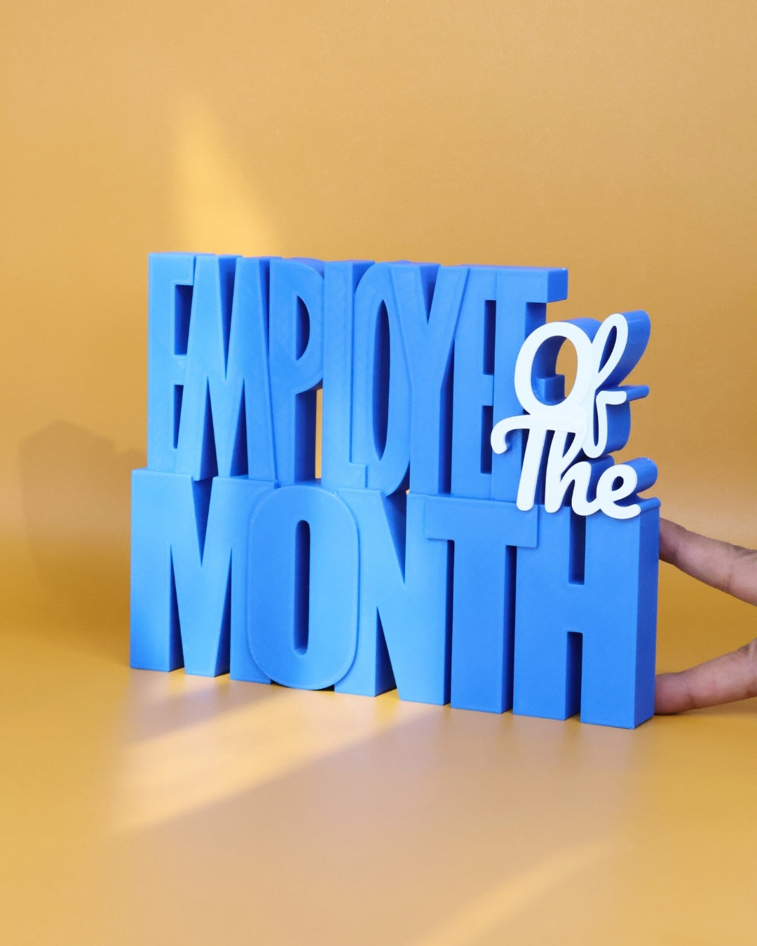 Decor | Text | Employee of the month