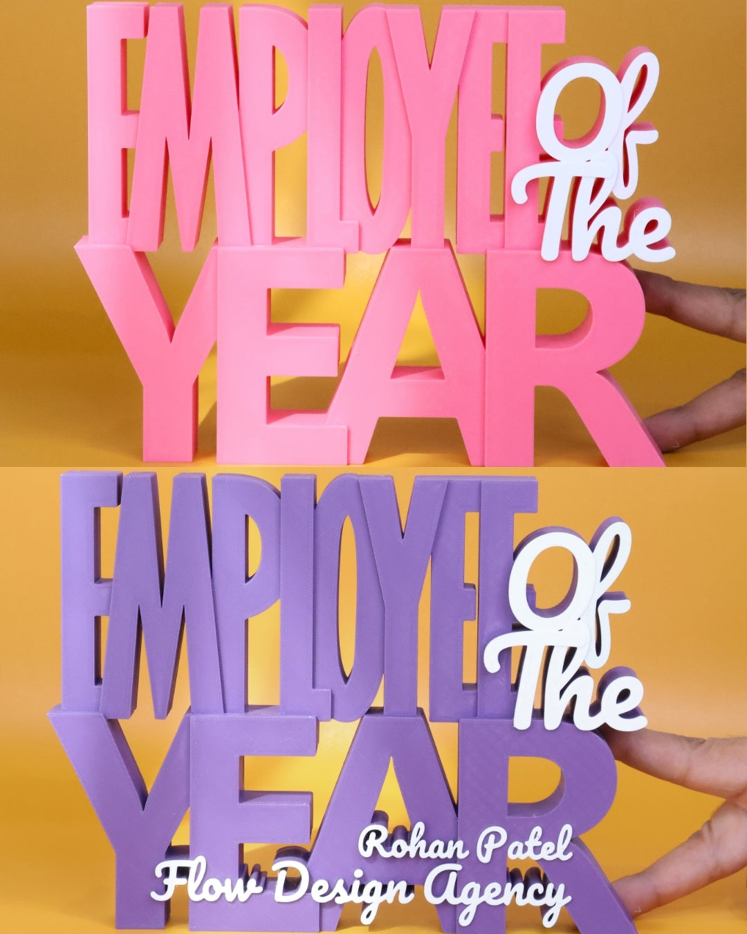 Decor | Text | Employee of the year