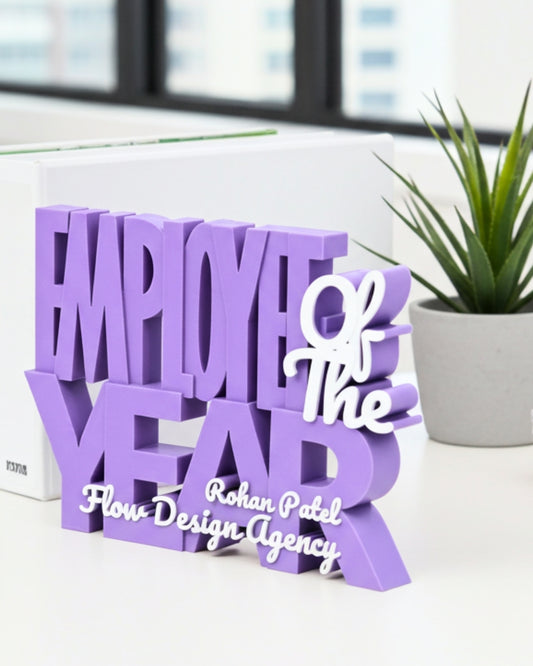 Decor | Text | Employee of the year