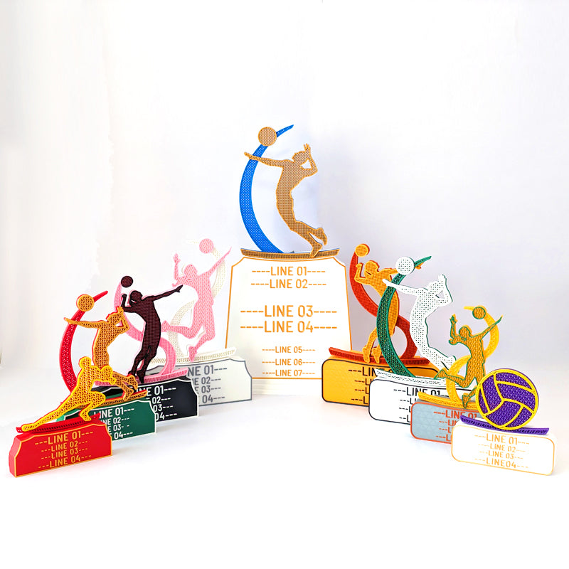 Customized sports trophies