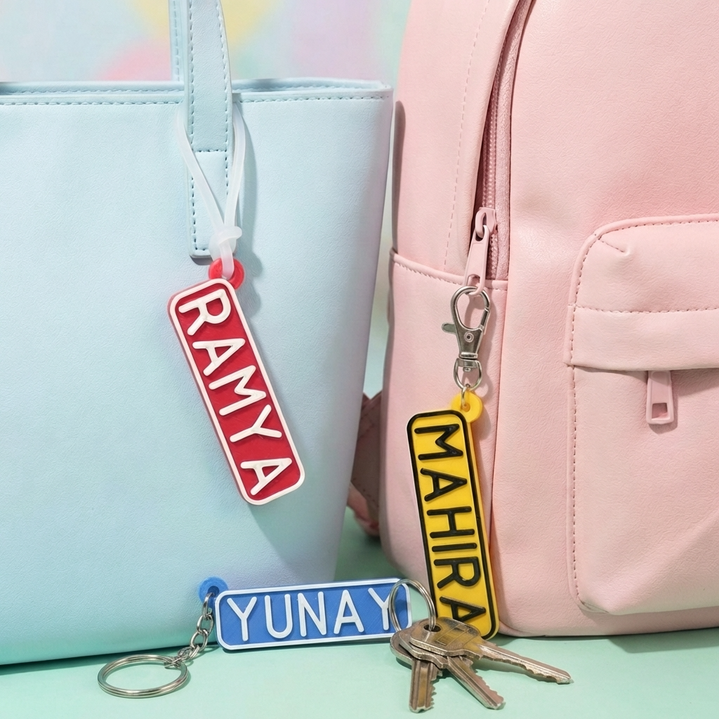 Student Name Bag Tags