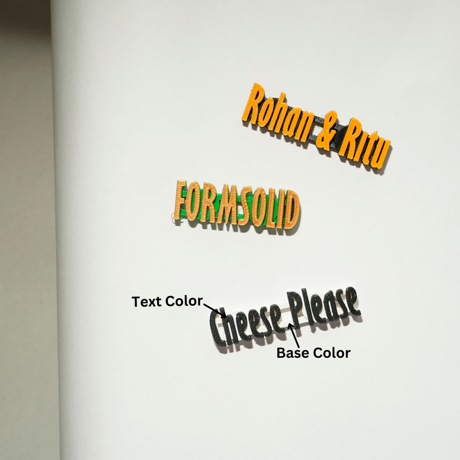 Custom Text Magnets, Custom Text Magnets Online India- FormSolid