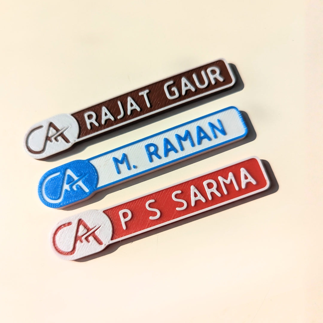 NAME TAG BADGE| CA