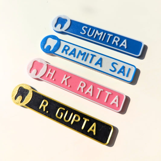 NAME TAG BADGE| Dentist
