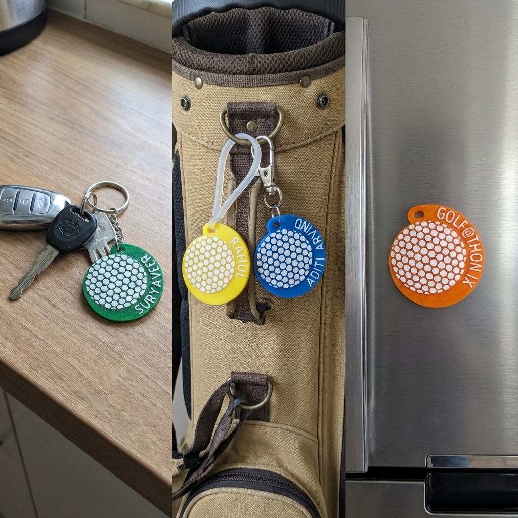 Golf | Ball Keychain