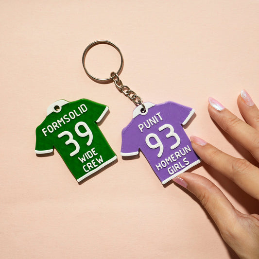 Bulk- Jersey Keychain