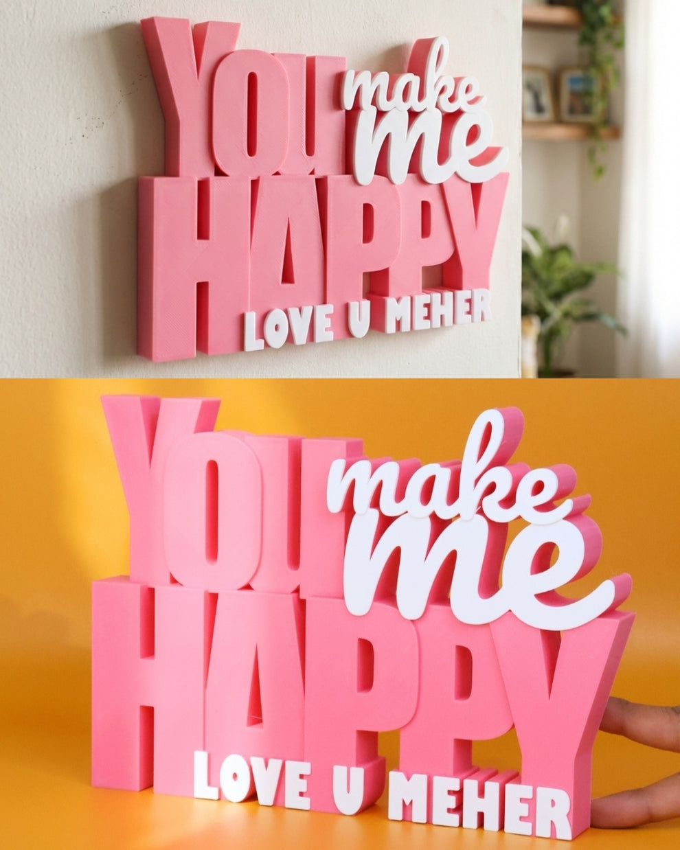 Text decor personalized gift for your friends – FormSolid