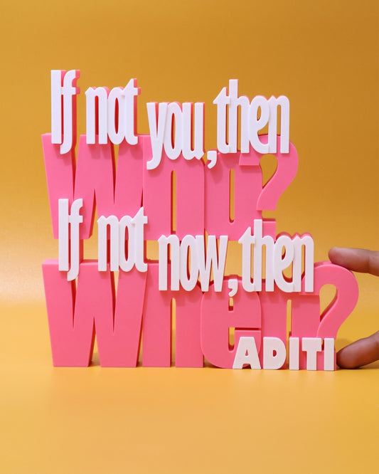 Decor | Text | Motivational | Who-When