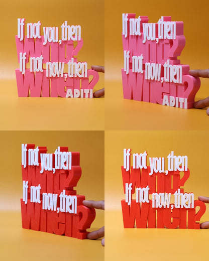 Decor | Text | Motivational | Who-When