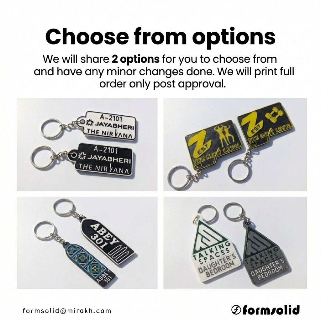 Prototype-Keychains | Bag tags