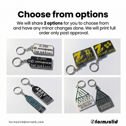 Prototype-Keychains | Bag tags