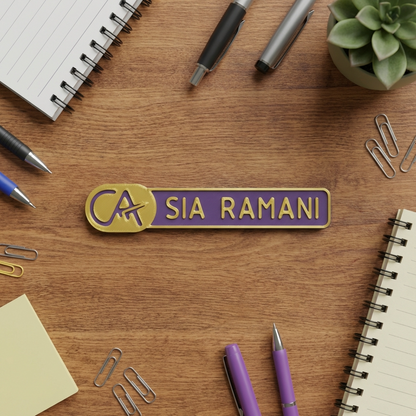 NAME TAG BADGE| CA