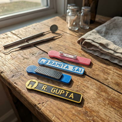 NAME TAG BADGE| Dentist