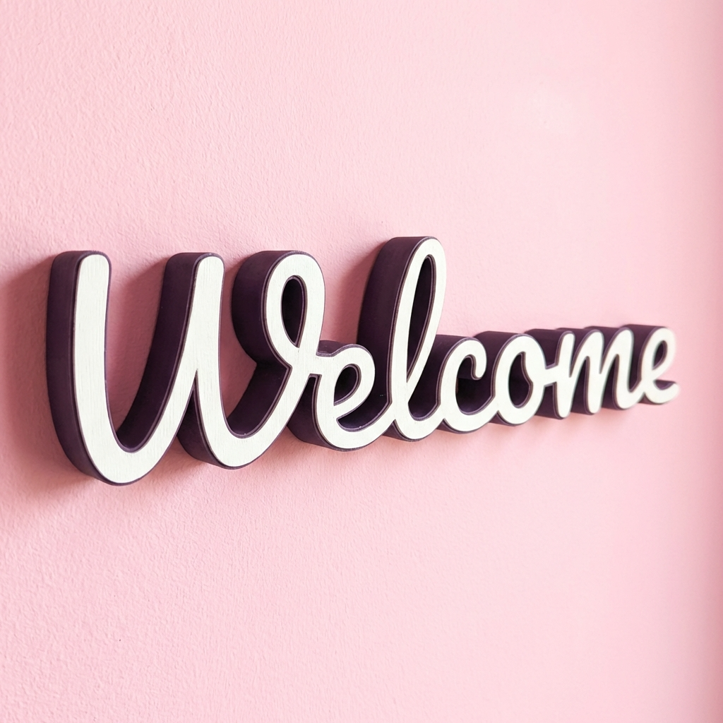 Decor | Text | Welcome