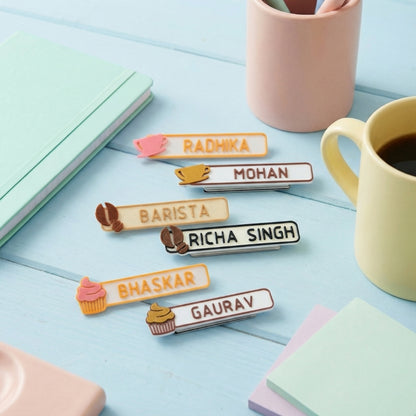 NAME TAG BADGE | Cupcake