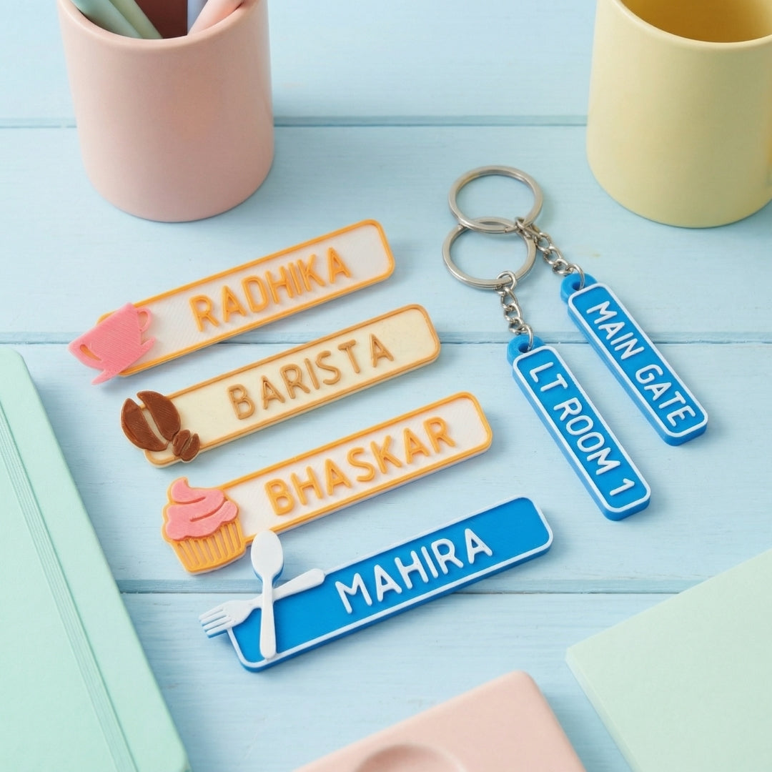 NAME TAG BADGE | Cupcake