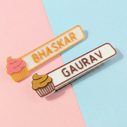 NAME TAG BADGE | Cupcake