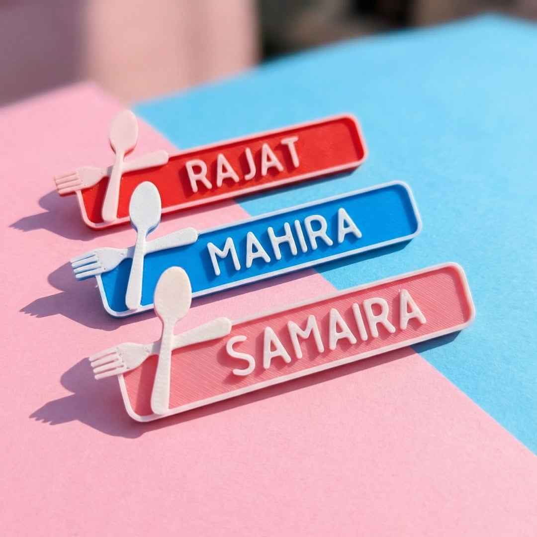 NAME TAG BADGE | Cafe | Cutlery