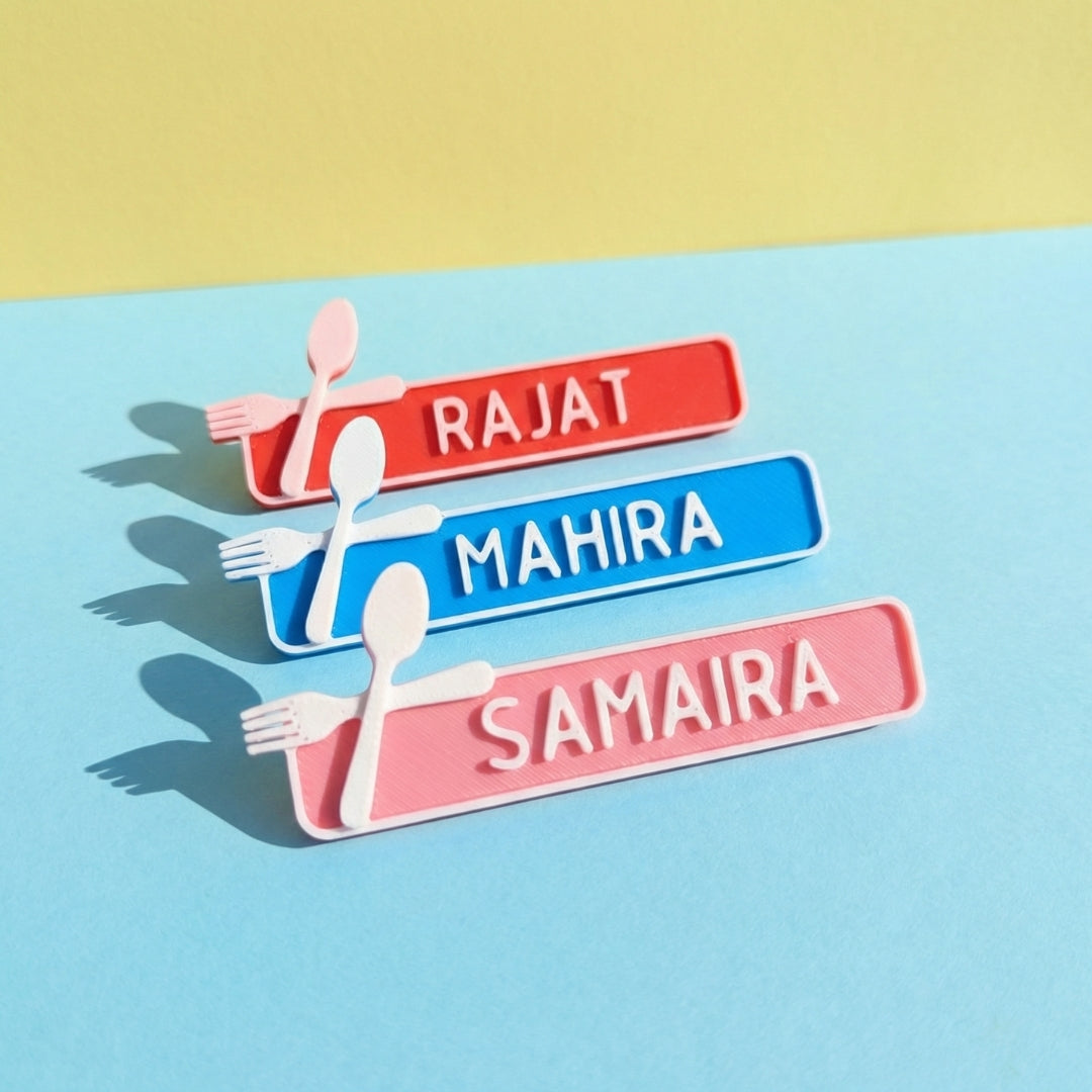 NAME TAG BADGE | Cafe | Cutlery