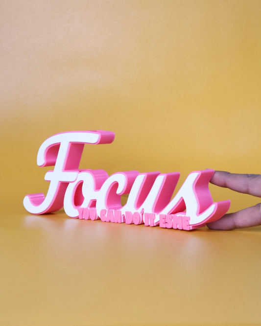 Decor | Text | Motivational | Focus
