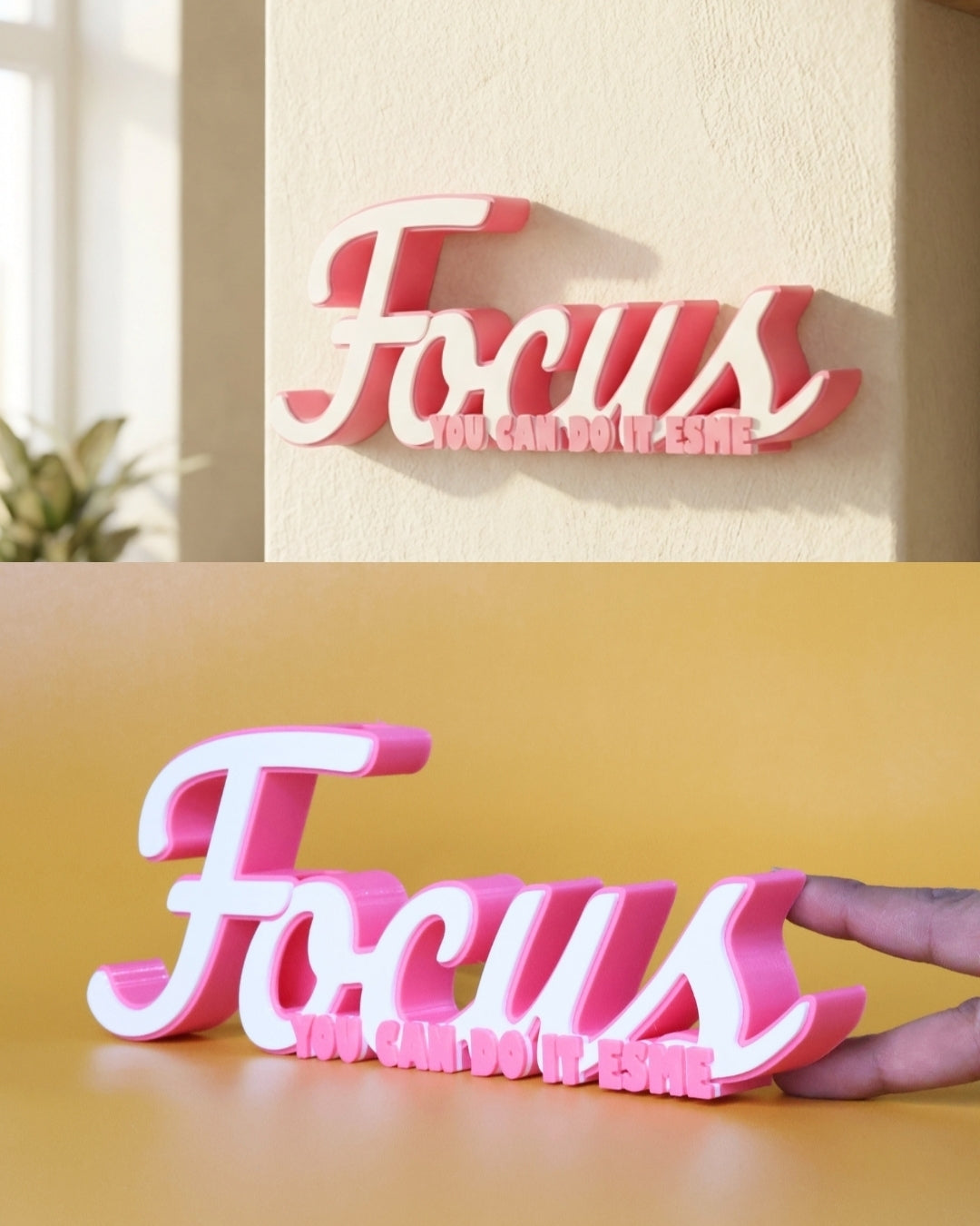 Decor | Text | Motivational | Focus