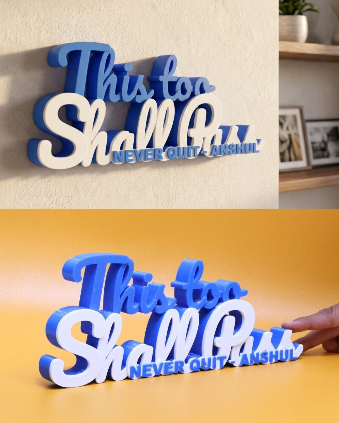 Decor | Text | Motivational | This Too