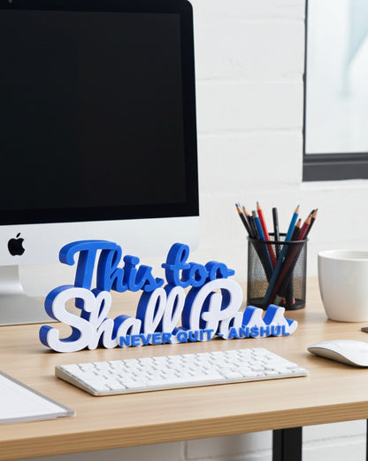 Decor | Text | Motivational | This Too