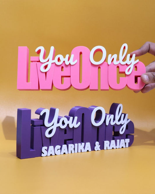 Decor | Text | Motivational | YOLO