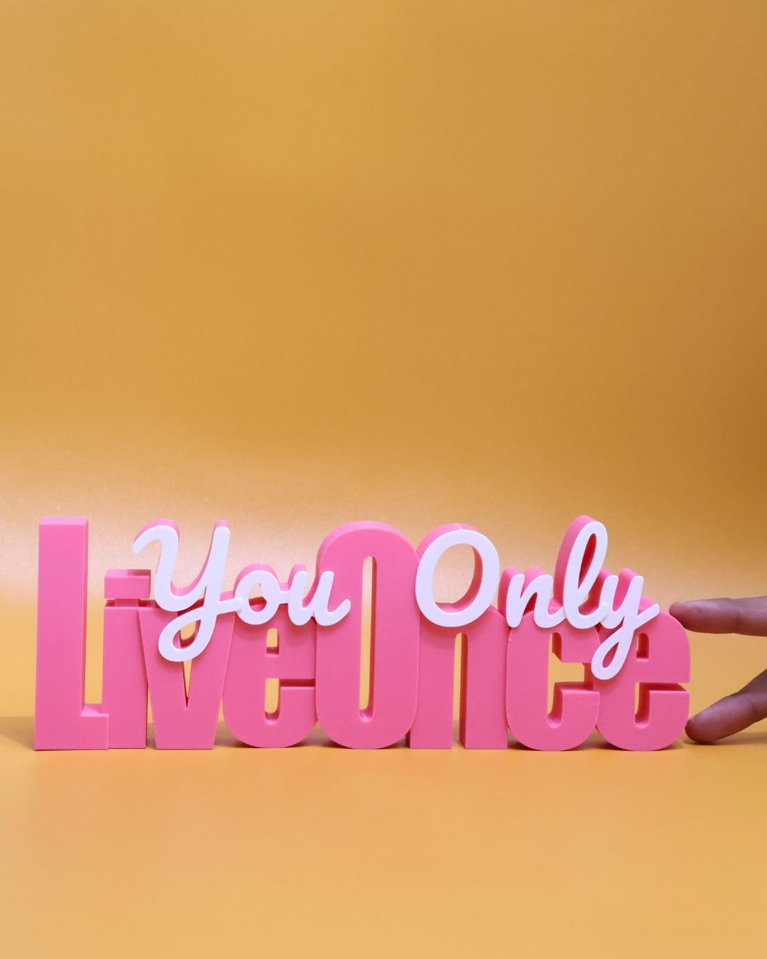 Decor | Text | Motivational | YOLO