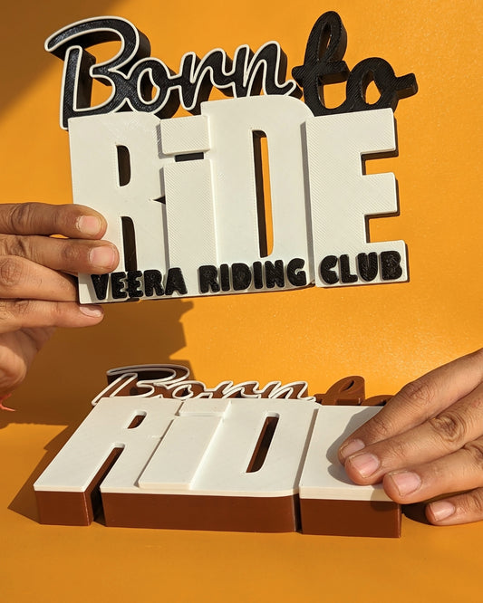 Decor | Text | Born to Ride
