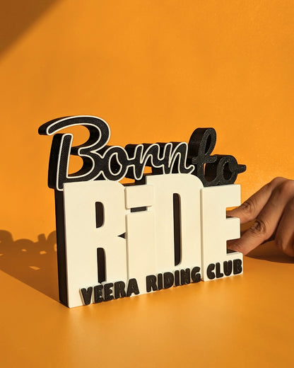 Decor | Text | Born to Ride