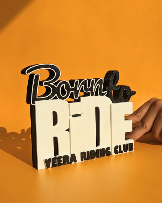 Decor | Text | Born to Ride