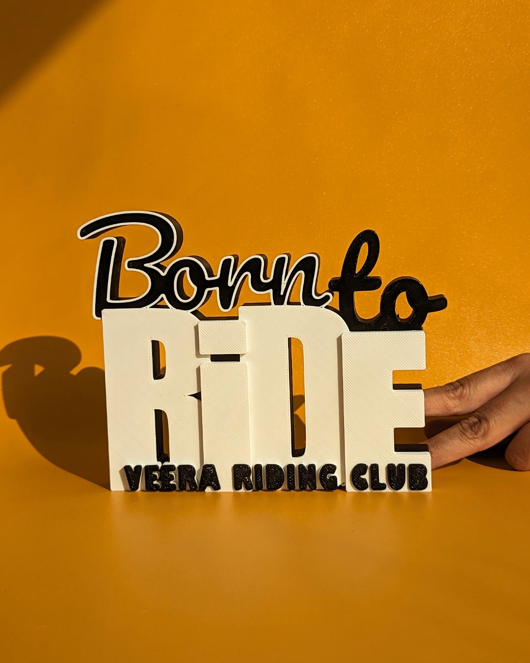 Decor | Text | Born to Ride