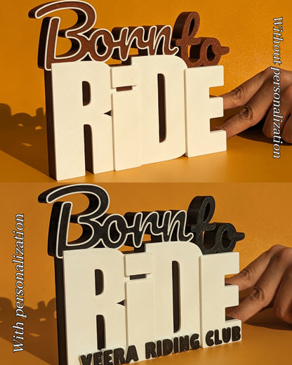 Decor | Text | Born to Ride