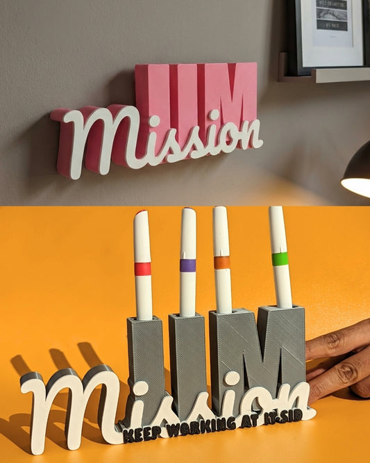 Decor | Text | Aspirant | Mission IIM